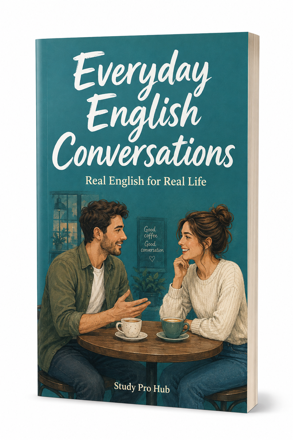 Everyday English Conversations paperback cover.
